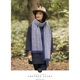 Chevron Scarf in Rowan Kid Classic - Digital Version RTP009-0001
