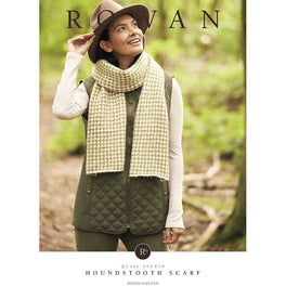 Houndstooth Scarf in Rowan Alpaca Classic - Digital Version RTP009-0005