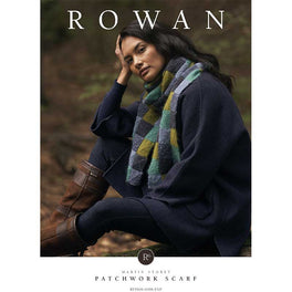 Patchwork Scarf in Rowan Kidsilk Haze and Felted Tweed - Digital Version RTP009-0008