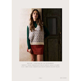 Mallow V Neck in Rowan Alpaca Classic - Digital Version RTP015-007