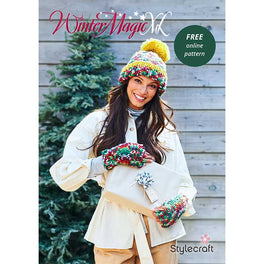 Free Download - Hat & Mittens in Stylecraft Winter Magic XL Super Chunky - Digital Version