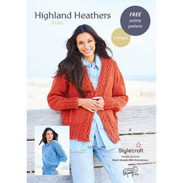 Free Download - Jacket and Sweater in Stylecraft Highland Heathers Aran - Digital Version