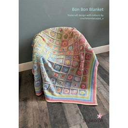 Bon Bon Blanket Stylecraft Special Dk and Colourburst Dk by Crochetandacuppa_x - Digital Version 262
