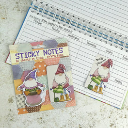 Emma Ball Crafting Gnomes Sticky Notes