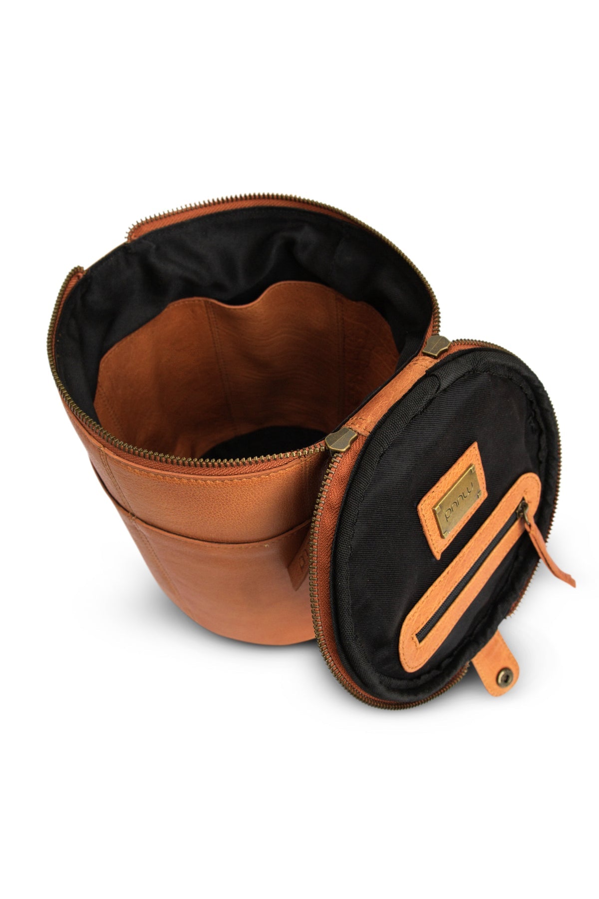 muud Saturn Knitting and Crochet Project Bag - Whisky – Black