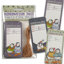 Emma Ball Hibernation Tags - Woolly Puffins