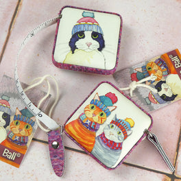 Emma Ball - Cats In Hats Tape Measure