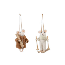 Trimits Needle Felting Kit: Winter Sports Mice Duo