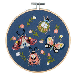 Trimits Embroidery Kit With Hoop- Mini Beasts