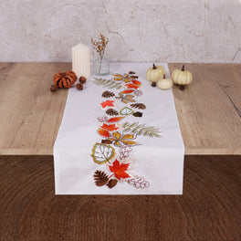 Trimits Tablerunner Embroidery Kit - Autumn Leaves