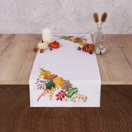 Trimits Tablerunner Embroidery Kit - Autumnal Harvest