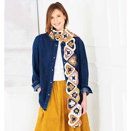 The Heart Scarf Make Along in Stylecraft ReCreate Dk including Printed Pattern