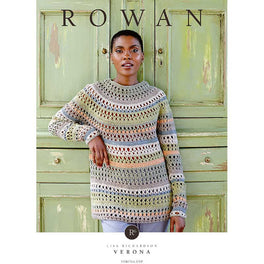 Verona Crochet Sweater in Rowan Cotton Cashmere & Creative Linen - Digital Version Verona-ENP