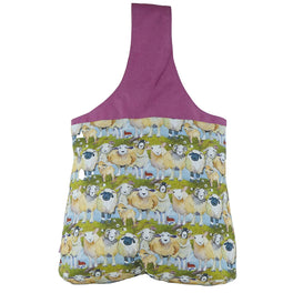 Emma Ball Large Wrist Bag - Felted Sheep