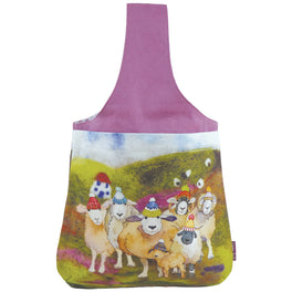 Emma Ball Large Wrist Bag - Happy Sheep