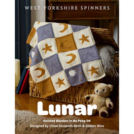 Lunar Knitted Blanket in West Yorkshire Spinners Bo Peep Dk - Digital Version