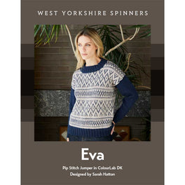 Eva Pip Stitch Jumper in West Yorkshire Spinners ColourLab Dk - Digital Version WYS1000531