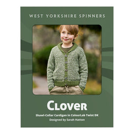 Clover Shawl Cardigan in West Yorkshire Spinners ColourLab Twist Dk - Digital Version WYS1000553