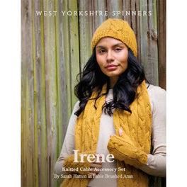 Irene Knitted Cable Accessory Set in West Yorkshire Spinners Fable Aran