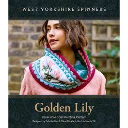 Golden Lily Reversible Cowl in West Yorkshire Spinners Morris Dk - Digital Version WYS1000487