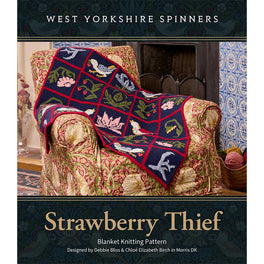 Strawberry Thief Blanket in West Yorkshire Spinners Morris Dk - Digital Version WYS1000484