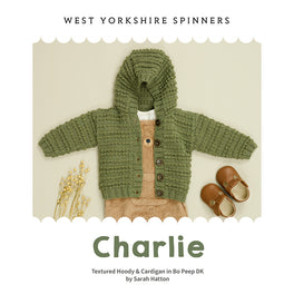 Charlie Textured Hoody & Cardigan in West Yorkshire Spinners Bo Peep Dk