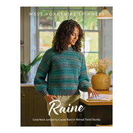 Crochet Raine Crew Neck Jumper in West Yorkshire Spinners Retreat Twist Chunky