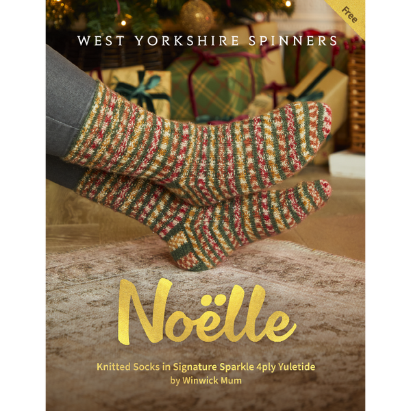 Free Download - Noelle Knitted Socks in West Yorkshire Spinners