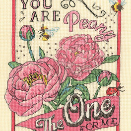 Peony The One - Bothy Threads Cross Stitch Kit