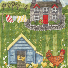 A Peep Of Chicks - Bothy Threads Cross Stitch Kit