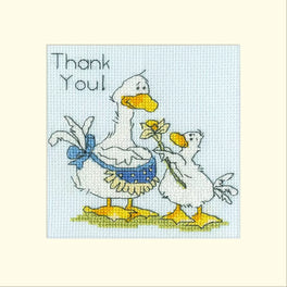 Thank You! - Bothy Threads Greeting Card Cross Stitch Kit