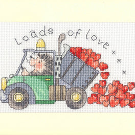 Loads Of Love- Bothy Threads Greeting Card Cross Stitch Kit