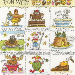 Fun With Puddings - Bothy Threads Cross Stitch Kit