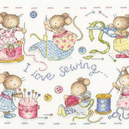 I Love Sewing- Bothy Threads Cross Stitch Kit