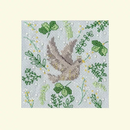 Scandi Dove -  Bothy Threads Christmas Card Cross Stitch Kit