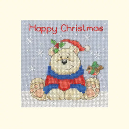 Polar Pals -  Bothy Threads Christmas Card Cross Stitch Kit