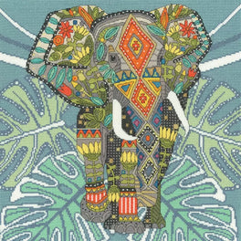 Jewelled Elephant - Bothy Threads Cross Stitch Kit