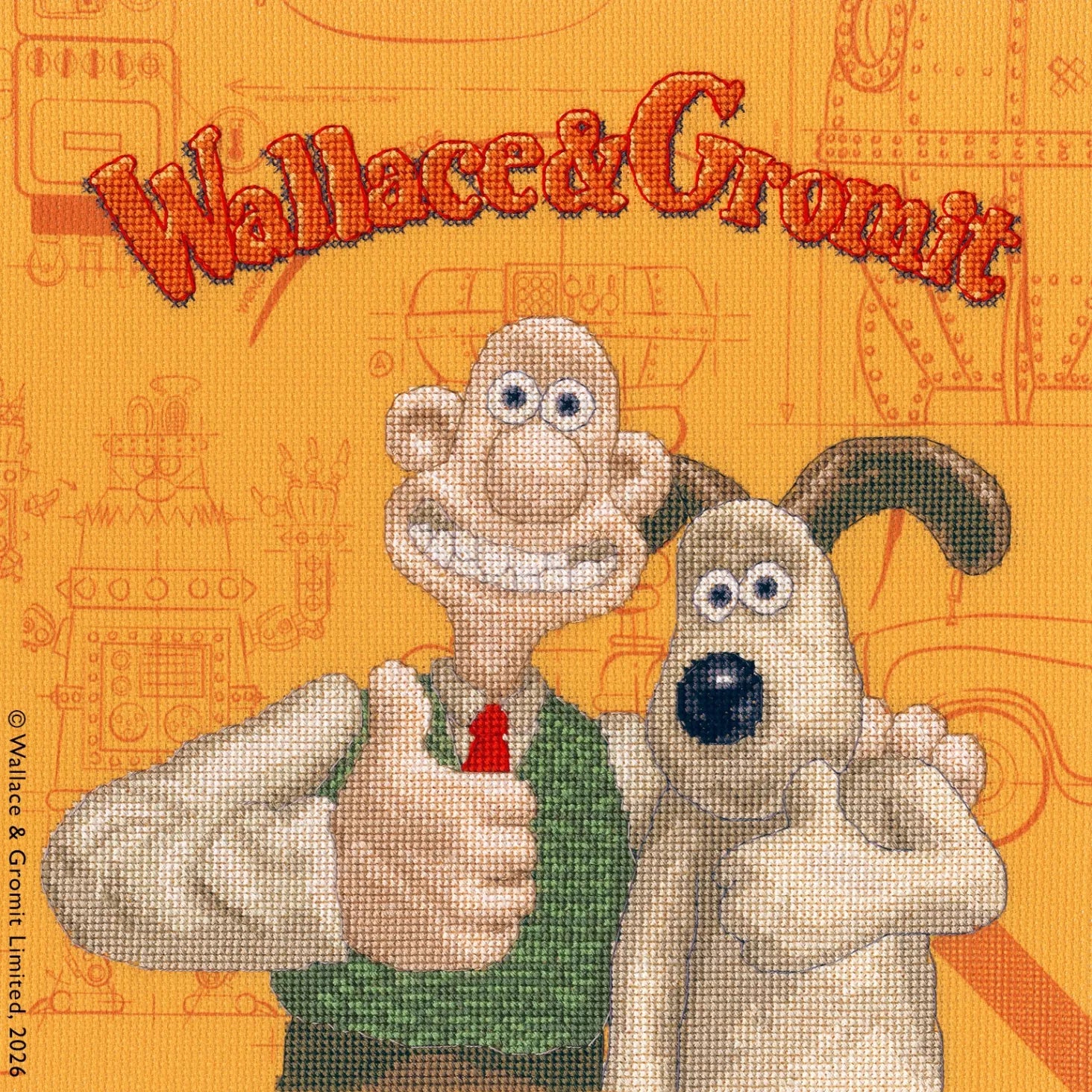 Wallace & Gromit - Wonderfully W&G - Bothy Threads Cross Stitch