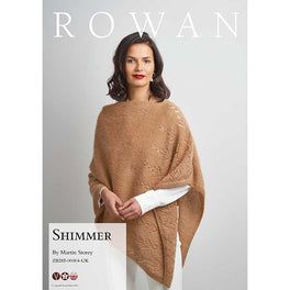 Free Download - Shimmer Poncho in Rowan Selects Patina by Martin Storey