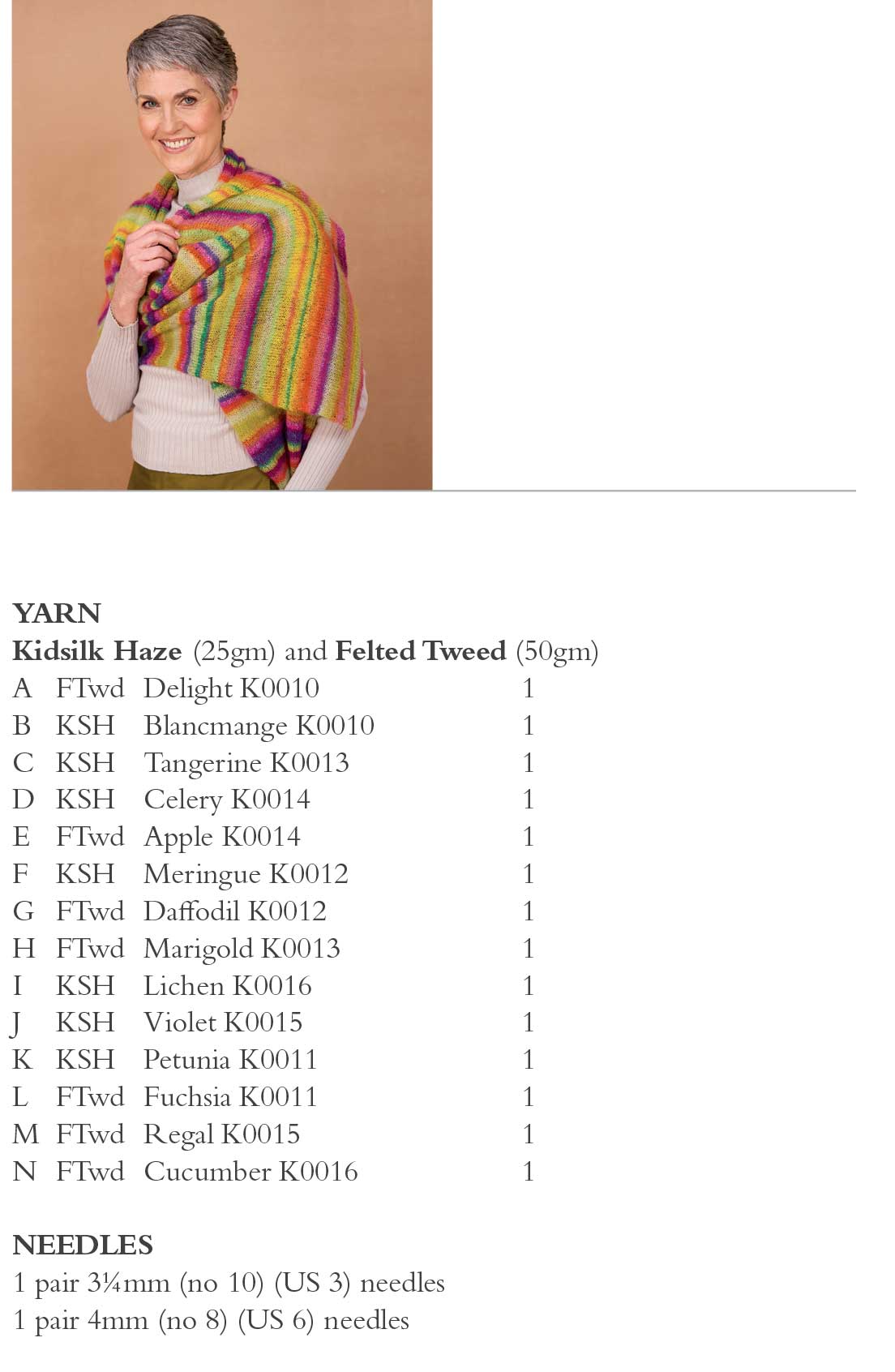 Buy Winter Sunset in Rowan Felted Tweed & Kidsilk Haze - Digital