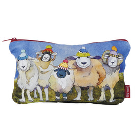 Emma Ball Zipped Pouch - Happy Sheep