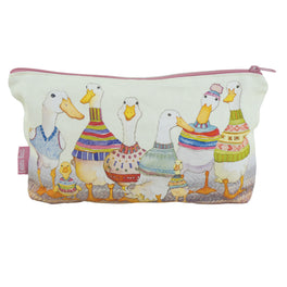 Emma Ball Zipped Pouch - Dapper Ducks