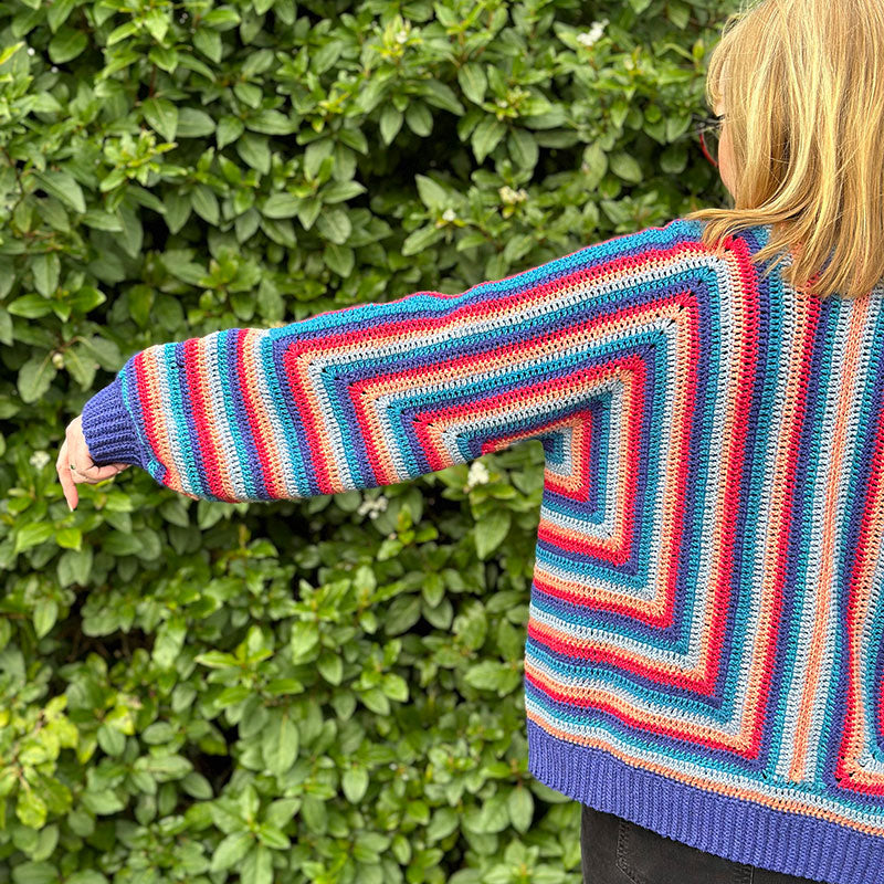 Spring Chill Hexi Cardigan - by Cassie Ward - Digital Version