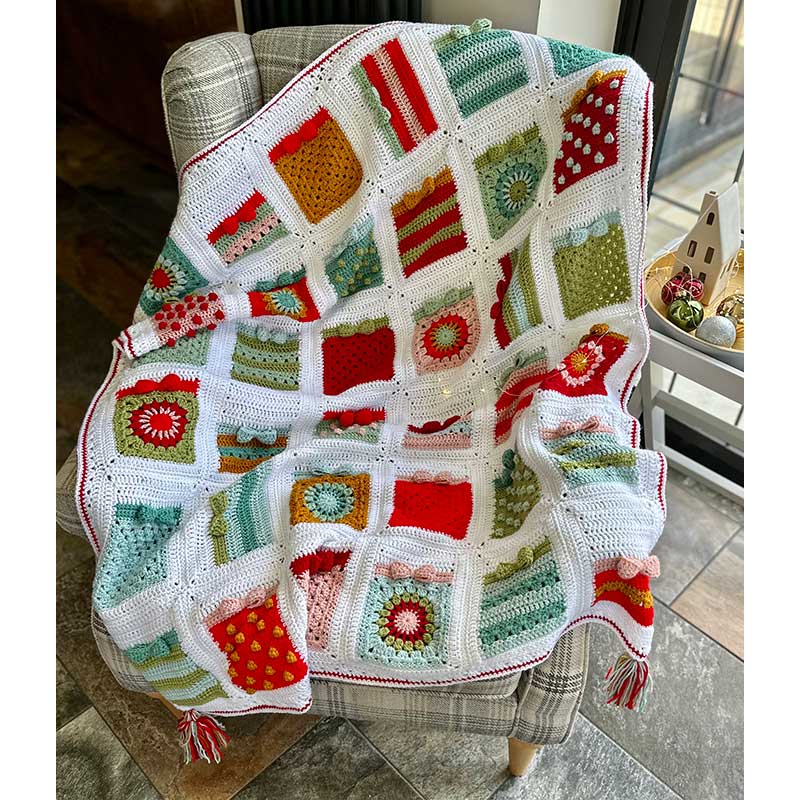 Rainmae 8 Pack Yarn For Christmas Knitting Crochet Velvet Yarns Knitting Yarn For Xmas DIY Craft Handmade Scarf Hat Christmas Stocking Decoration (White, Green, Red - View #13