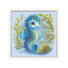 Baby Sea Horse - Aine Cross Stitch Kit