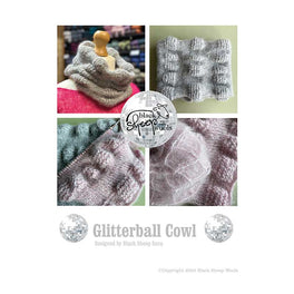 Glitterball Cowl in Rowan Alpaca Sparkle - by Sara Geraghty