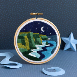 Hawthorn Handmade - Celtic Cliffs Mini Embroidery Kit