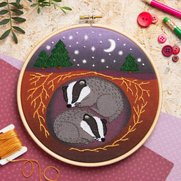 Hawthorn Handmade - Badger's Rest Embroidery Kit