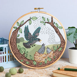 Hawthorn Handmade - Starling Song Embroidery Kit