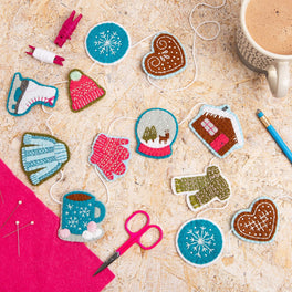 Hawthorn Handmade - Winter Garland Felt Craft Kit